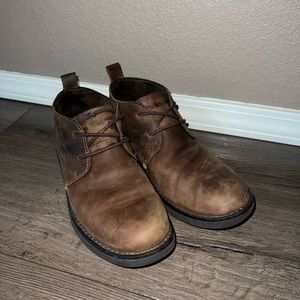 Men’s Leather Upper Brown Boots - Size 7